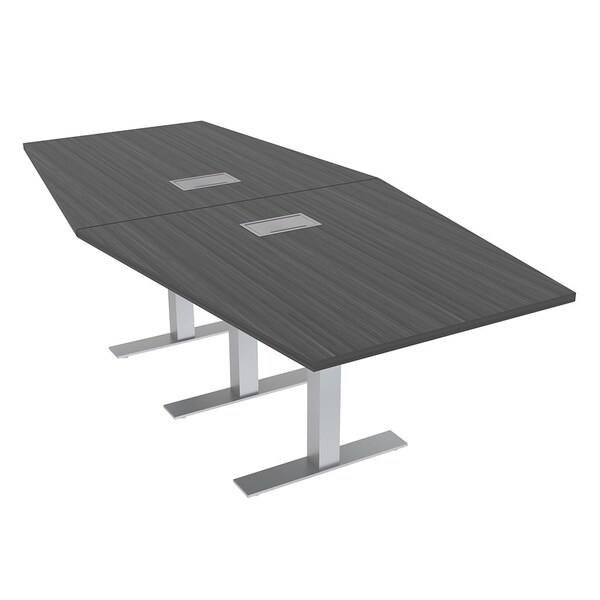 Skutchi Designs 45 in W, 96 in L, 29 in H, Engineered Wood Top, Grey HAR-HEX.IR-46x93-T-ELEC-ASIANNIGHT - main
